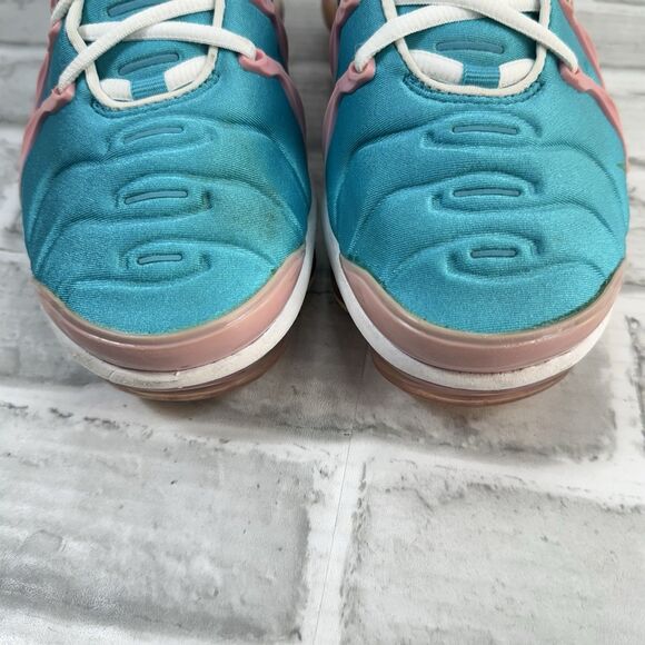 Nike Air Vapormax Plus Easter Blue Teal Volt Pink CW7014-100 Women’s Size 7 - Picture 5 of 12
